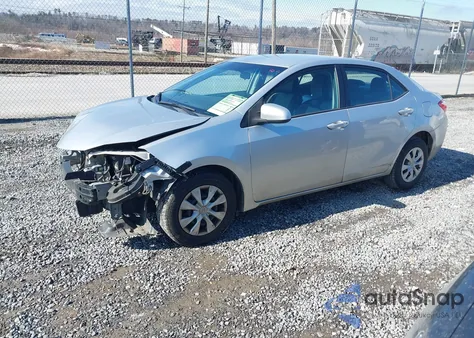 2016 Toyota Corolla L z USA, uszkodzony, nr VIN 2T1BURHE6GC689821